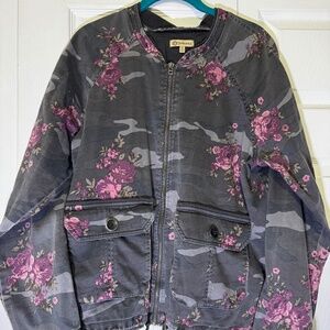 Democracy Floral Women's Jacket Size XL